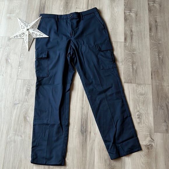 Aramark Pants Aramark Blue Adjusted Work Pants Men Size 36 X 32
